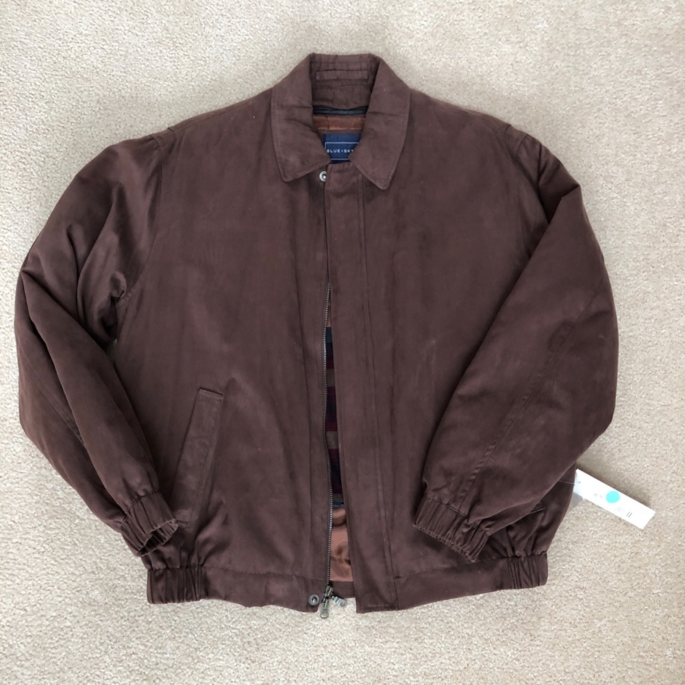 Zip up Texted Maroon Jacket